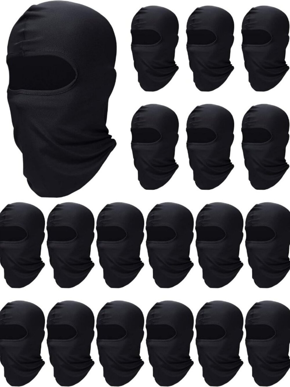 18 Pcs Balaclava Ski Mask Set | Full Face Cover, UV Protection, Winter Gear